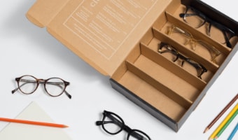 Shipping Box with Glasses