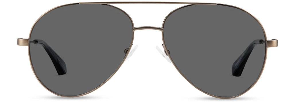 Oval-shaped metallic frames resembling Travis Kelce's sunglasses.