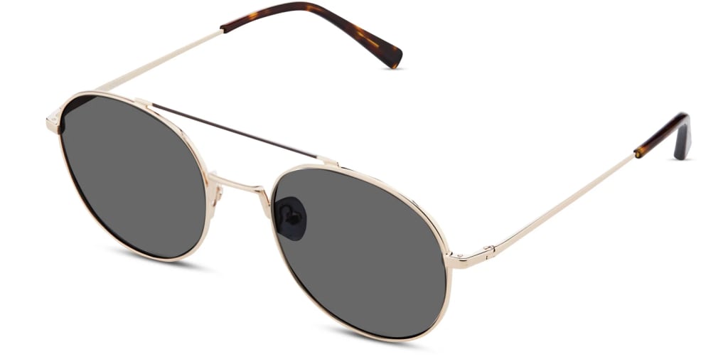 Metallic frames resembling Travis Kelce's sunglasses.