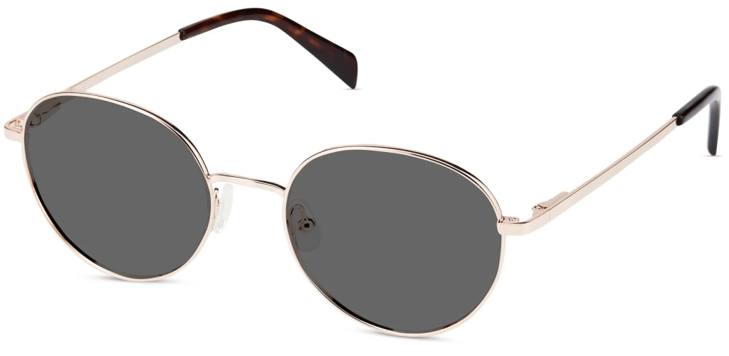 Burnside Frames in Brushed Rose Gold