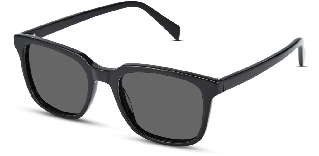 A pair of Prescott sunglasses from Classic Specs in carbon black.