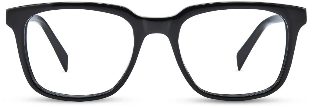 Prescott Carbon Black square sunglasses
